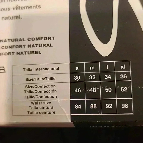 NWT Vintage Skiny Basic Now boxer pant briefs in white #72372 Small - Picture 4 of 5